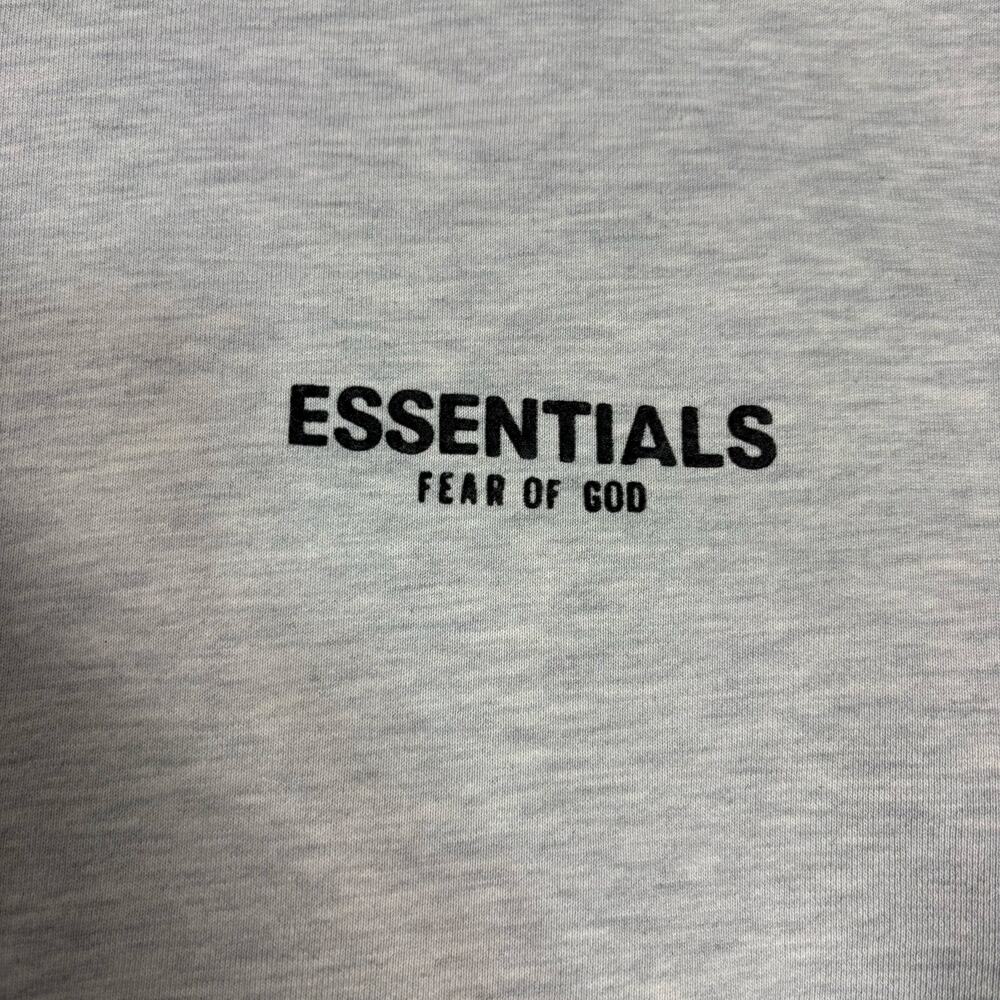 Fear of God Essentials Pullover Heavyweight Hoodie Light Oatmeal XS - Picture 4 of 7
